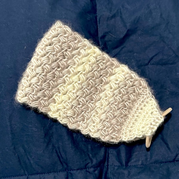 Handmade Accessories - Handmade Crochet Ear Warmer Headband Neutral Tones